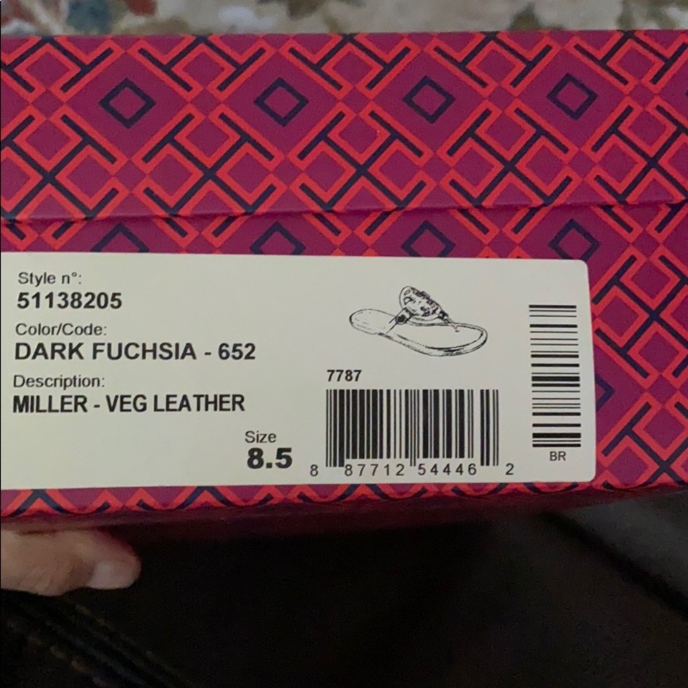 Tory Burch Miller Dark Fuchsia